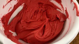 how to make red buttercream