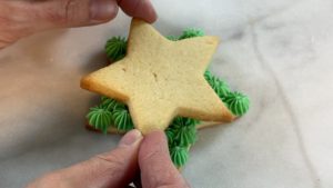 layer stars to make stacked christmas tree cookie EASY Christmas Cookies