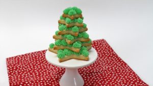 stacked christmas tree cookie EASY Christmas Cookies