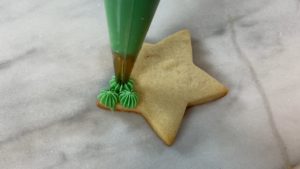 stacked cookie christmas tree with star cookies EASY Christmas Cookies