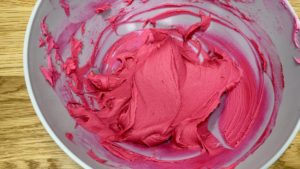 gel colours will develop and darken with time in buttercream