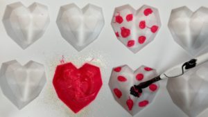 how to make pink leopard print Geometric Hearts Simple Stylish Designs