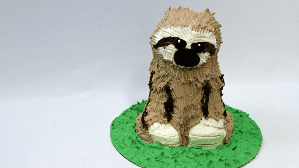 carved sculpted sloth cake 10 easy animal cake techniques with no fondant