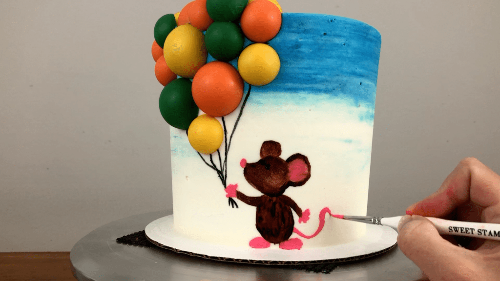 paint animal on cake with gel colours 10 easy animal cake techniques with no fondant