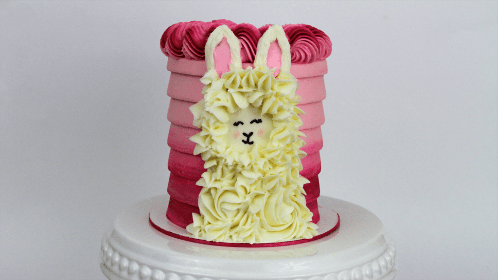 piped llama cake 10 easy animal cake techniques with no fondant