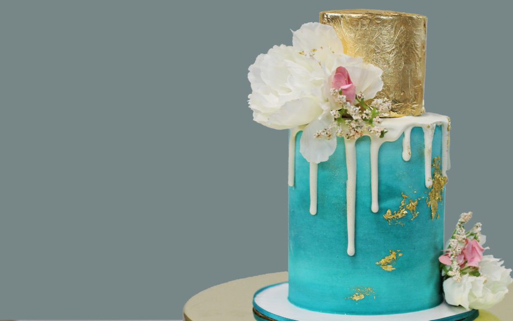 how to use gold leaf on cakes british girl bakes