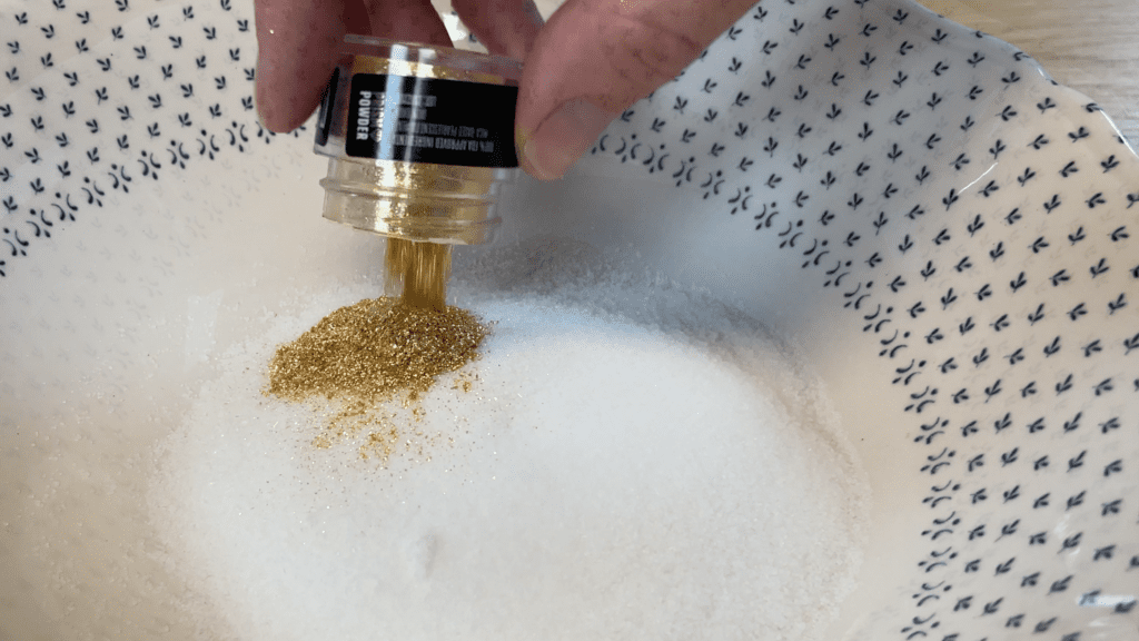 how to make edible gold glitter with sugar gold cakes 3 ways