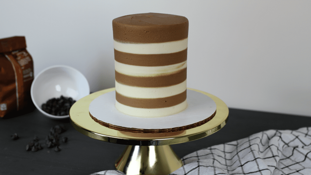 staging a cake photo with props