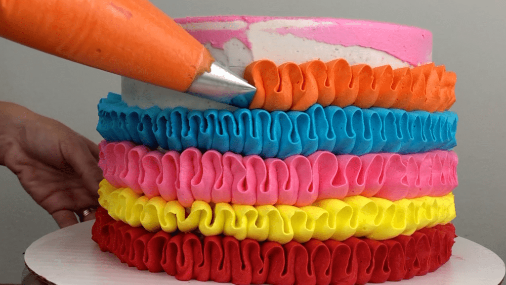 petal tip for ribbon ruffles on cake 10 Must Have Cake Decorating Tools