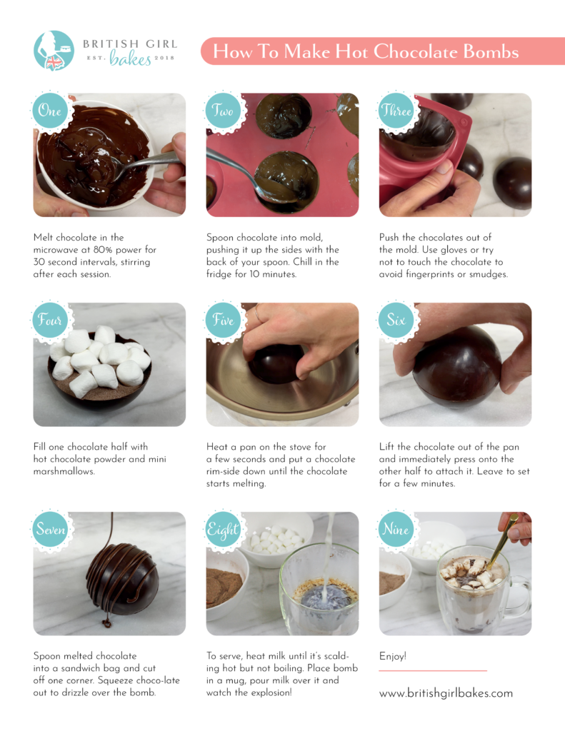 How to Make Chocolate Bombs | British Girl Bakes