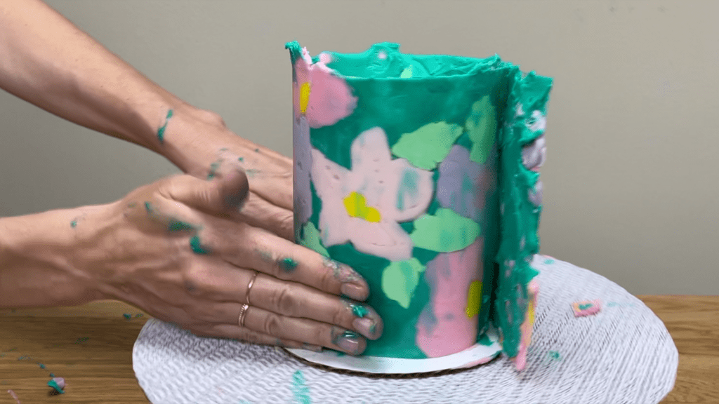 press acetate to attach it to cake how to transfer any design onto a cake