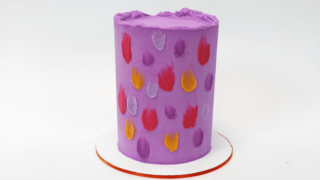 colourful painted cake 5 Cakes You Can Decorate in 5 Minutes