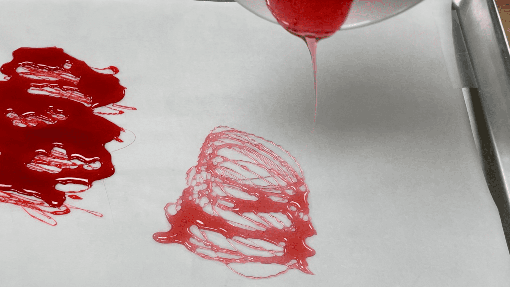 drizzling sugar decorations for cake toppers using jolly rancher hard candy 5 Cakes You Can Decorate in 5 Minutes