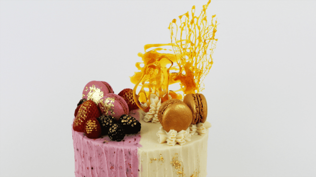 gold leaf on cake toppers How To Use Gold Leaf On Cakes