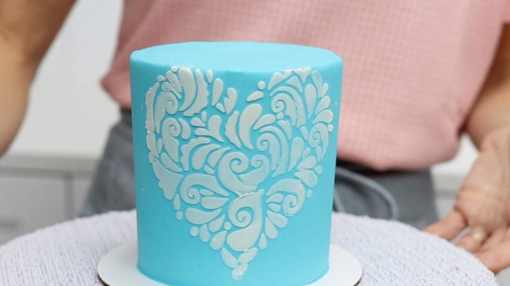 how to use a cake stencil on a buttercream cake Save or Splurge Improve your Cake Decorating with these Tools!