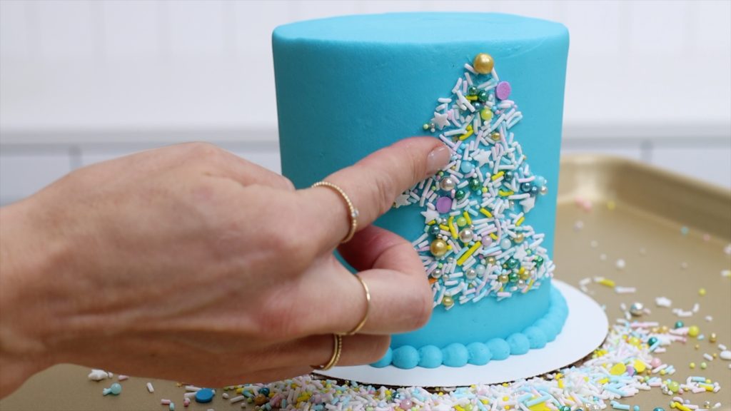 sprinkle shape stencil How to Start (and Spot!) Cake Trends