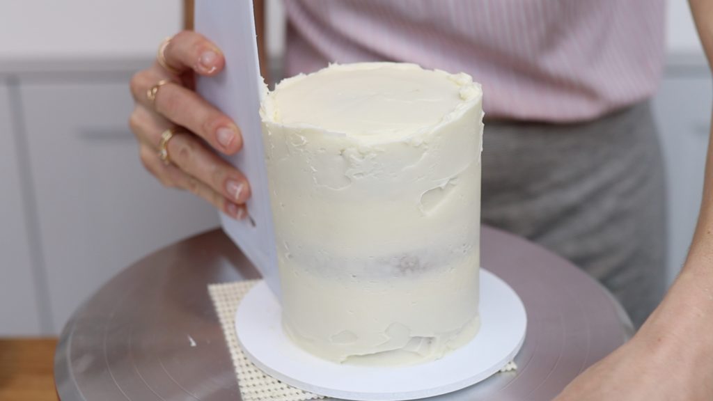 use non-slip mat to hold cake still while you frost it 15 Frosting Mistakes You're Making