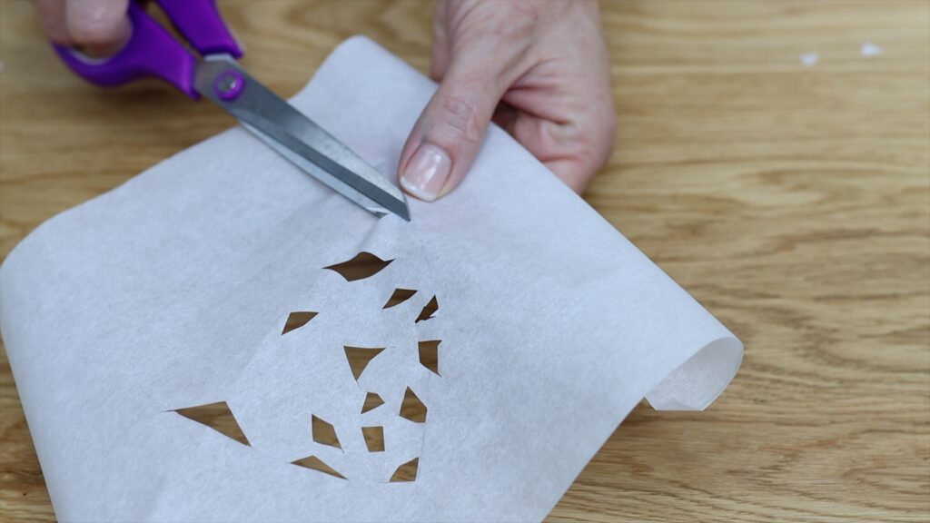 how to make a stencil with parchment paper secret tool