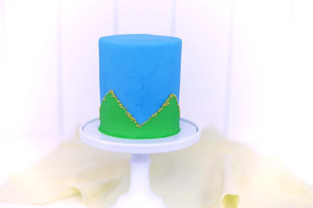 zig zag cake design