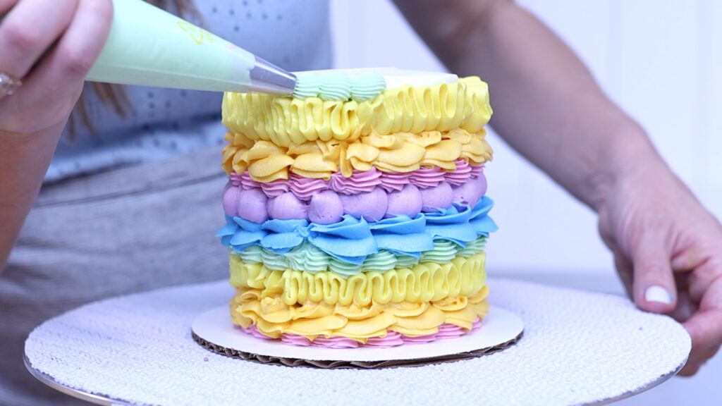 how to make an easy rainbow cake