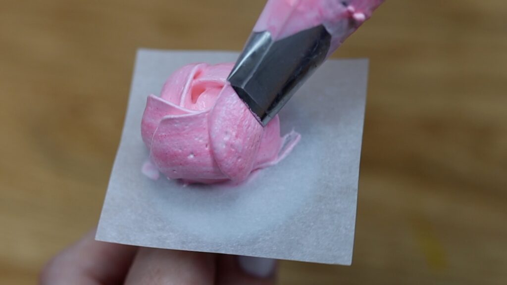 how to make roses with meringue