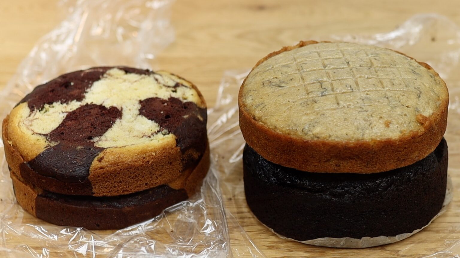 How to Make a Half and Half Cake British Girl Bakes