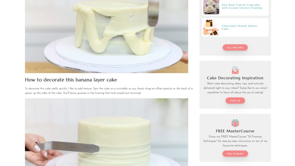 cake tutorial by british girl bakes