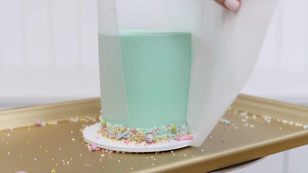 how to make sprinkle borders