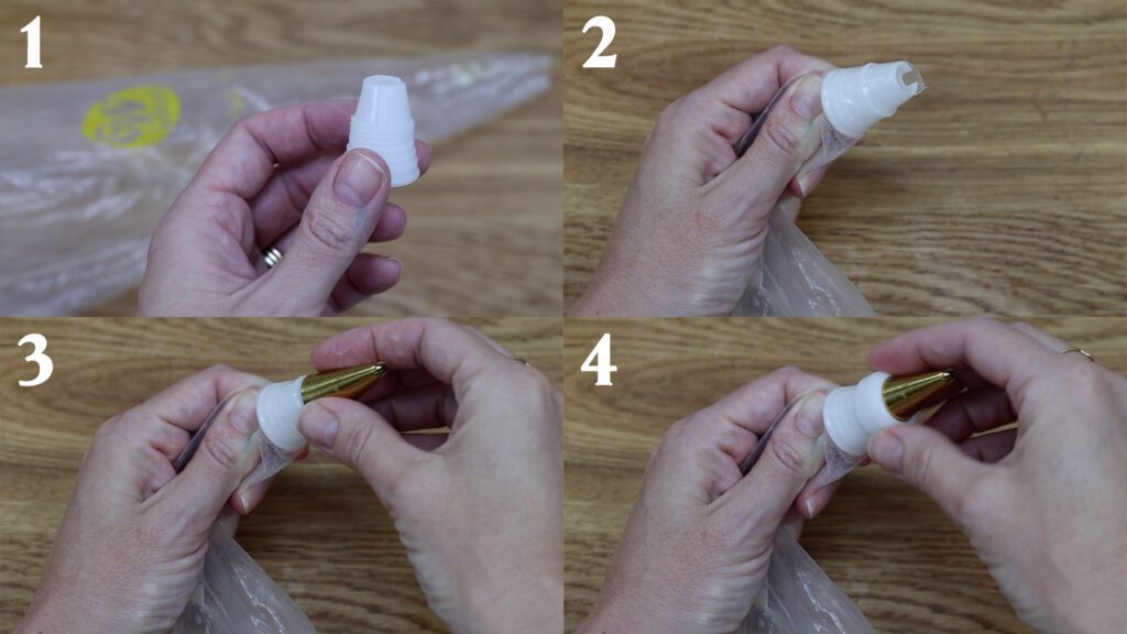 how to use couplers for piping with piping bags