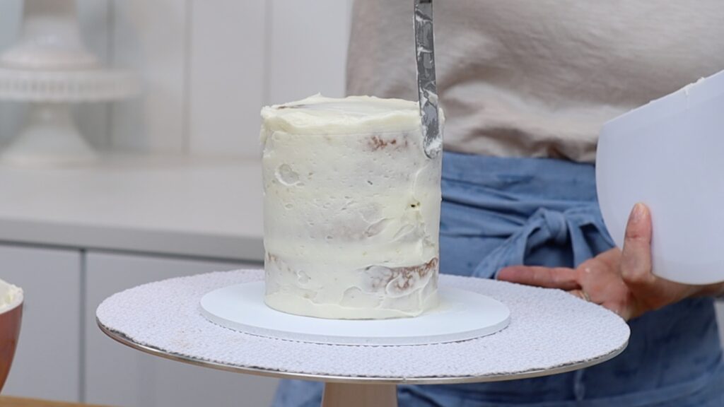 how to fix a leaning cake made with room temperature cake layers