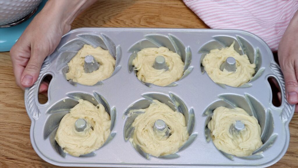 Vanilla Mini Bundt Cake batter