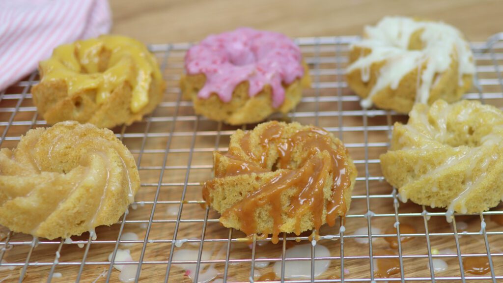 glazed mini bundt cakes