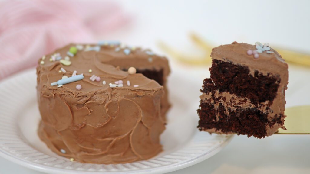 small chocolate cake recipe serving