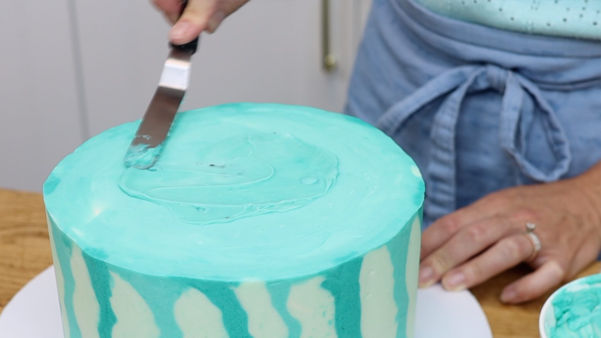 How to make a tiered cake British Girl Bakes