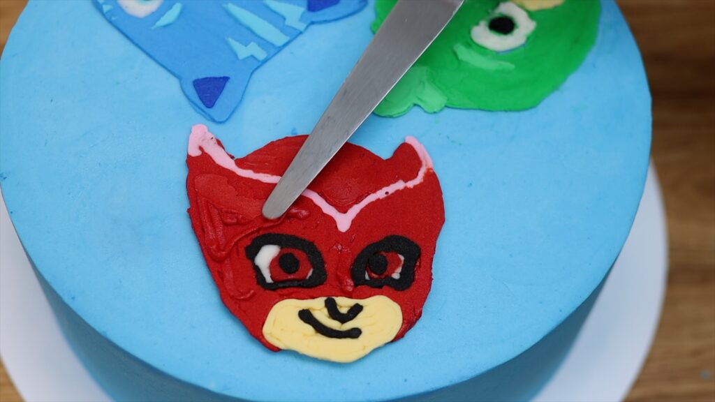 how to fix buttercream transfer on cake