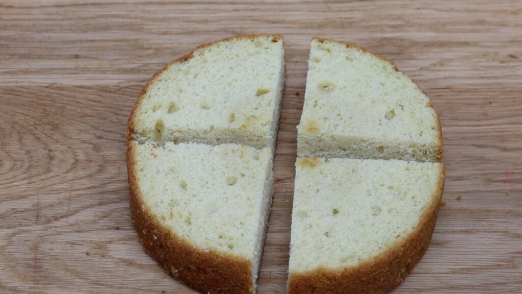 how to make a cartoon style slice of cake