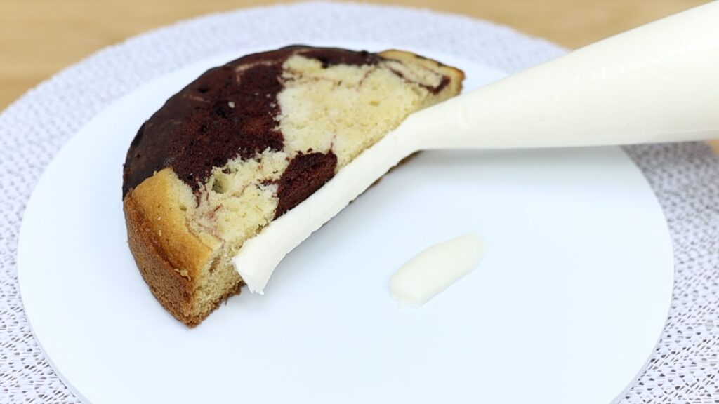 how to make a half and half cake