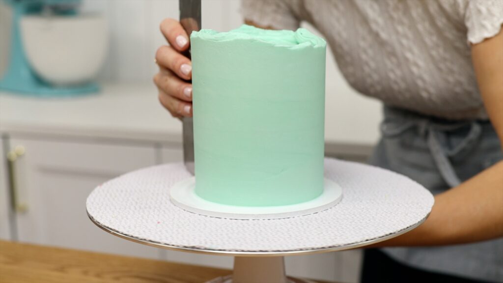 why is my cake leaning