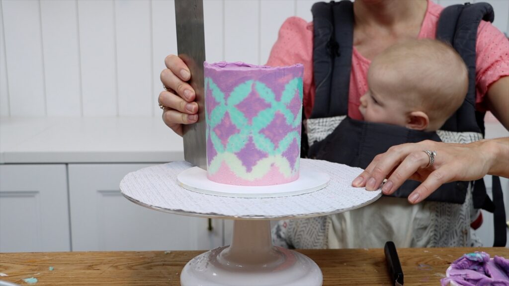 baking with a baby