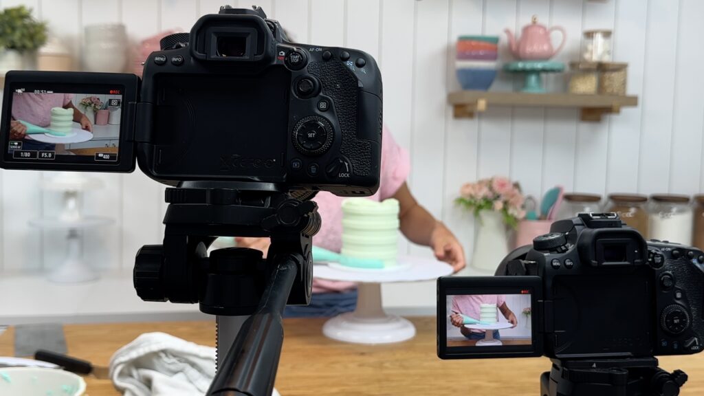 how to film cake videos