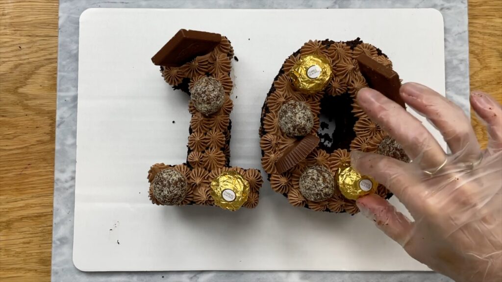 how to make a loaded number cake