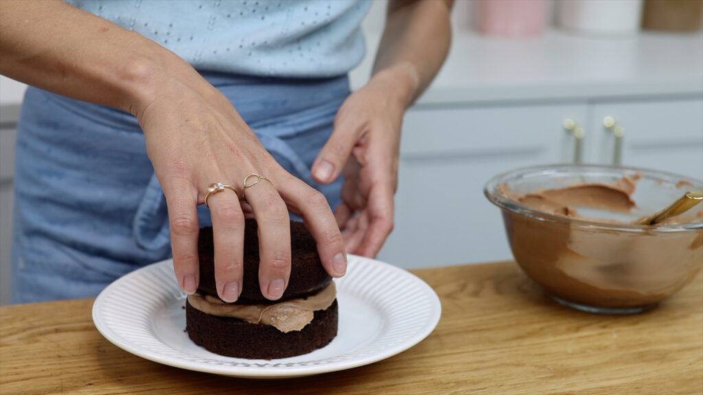 two layer smash cake