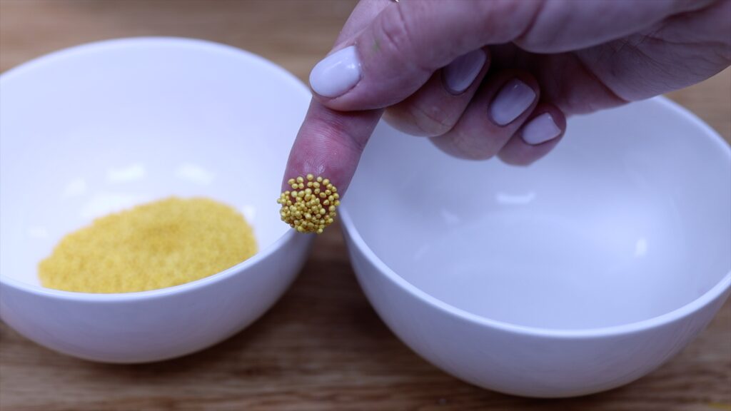 how to attach sprinkles to a cake with a DIY cake hack