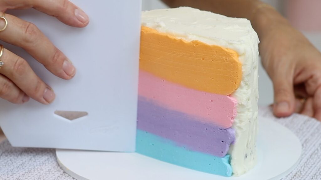 how to frost a half birthday cake