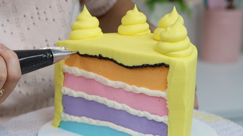how to make a cartoon cake half brithday cake