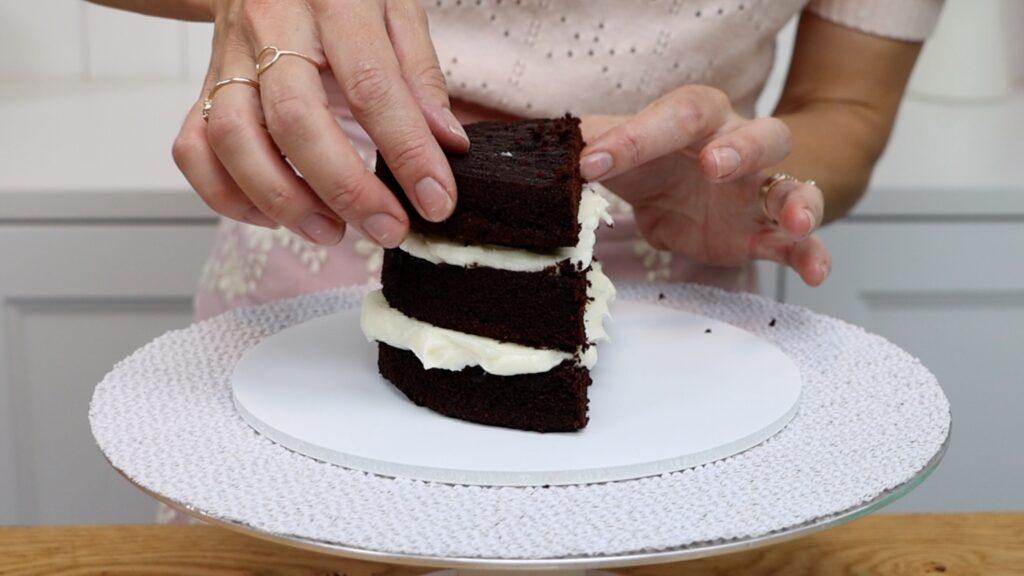 how to make a half birthday semi circle cake