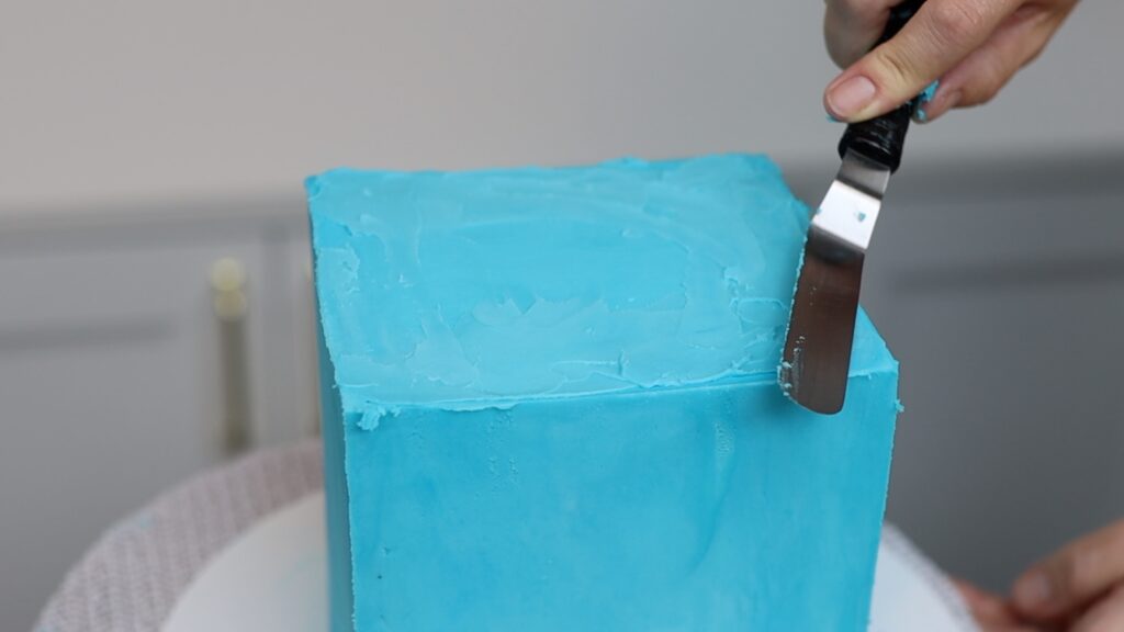 how to smooth frosting after removing square acrylic disc