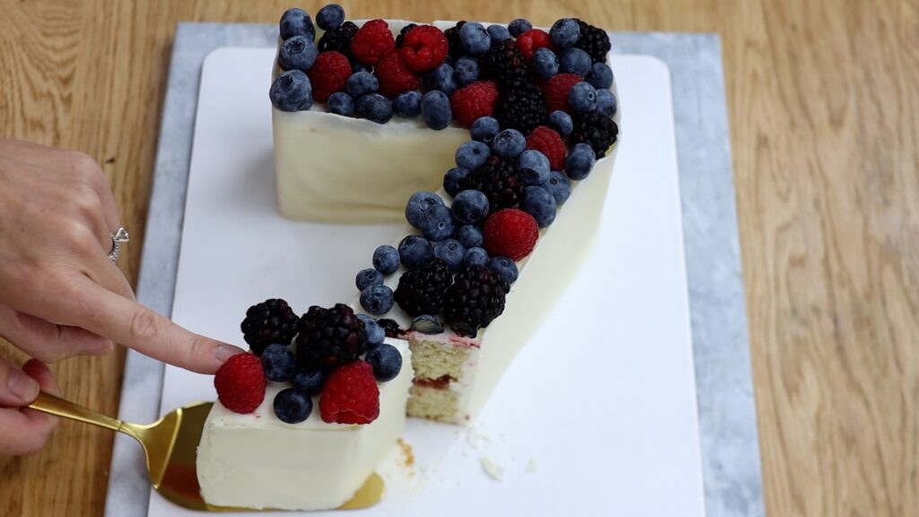 number Birthday Cake