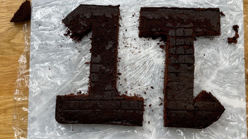 number cake layers