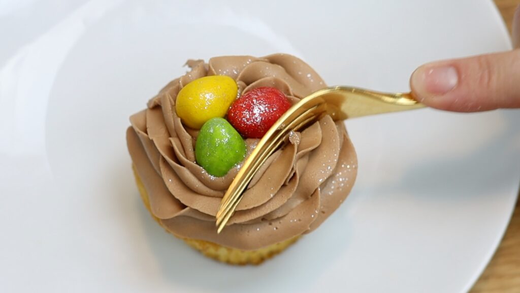 how to make easter nest cupcakes